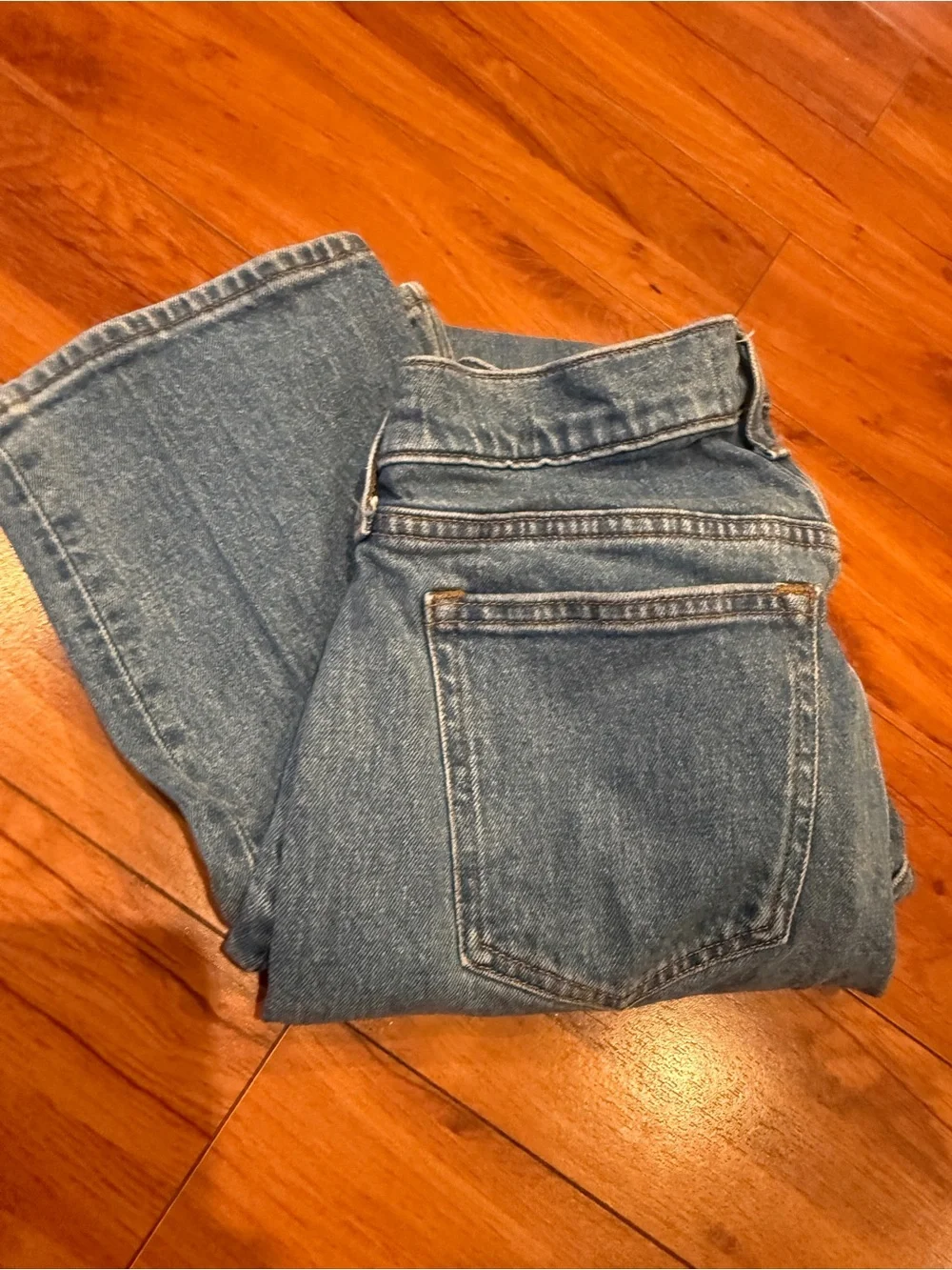 Abercrombie & Fitch The 90’s straight mid rise Curve Love jeans size 27 regular - Picture 3 of 5